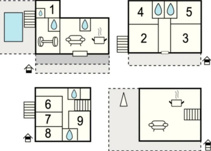 Ozzi With 9 Bedrooms & Private Pool וילה
